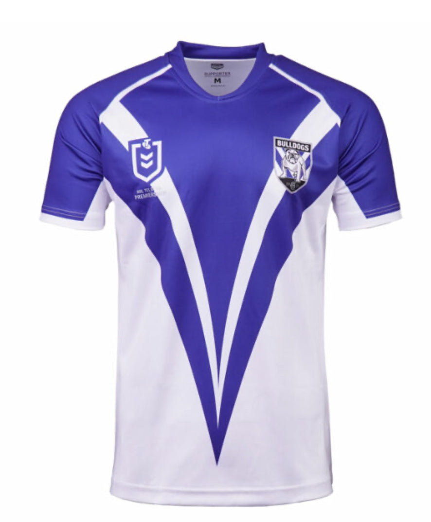 CANTERBURY BULLDOGS YOUTH SUPPORTER SHIRT 25