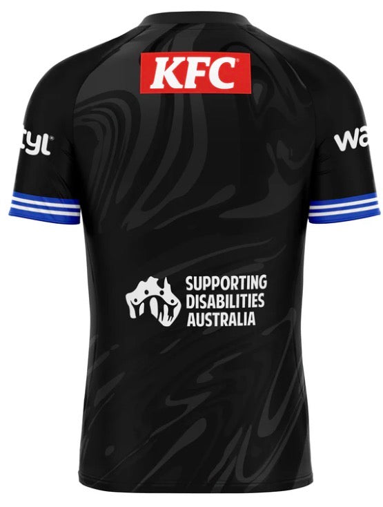 CANTERBURY BULLDOGS 2026 BLACK TRAINING TEE
