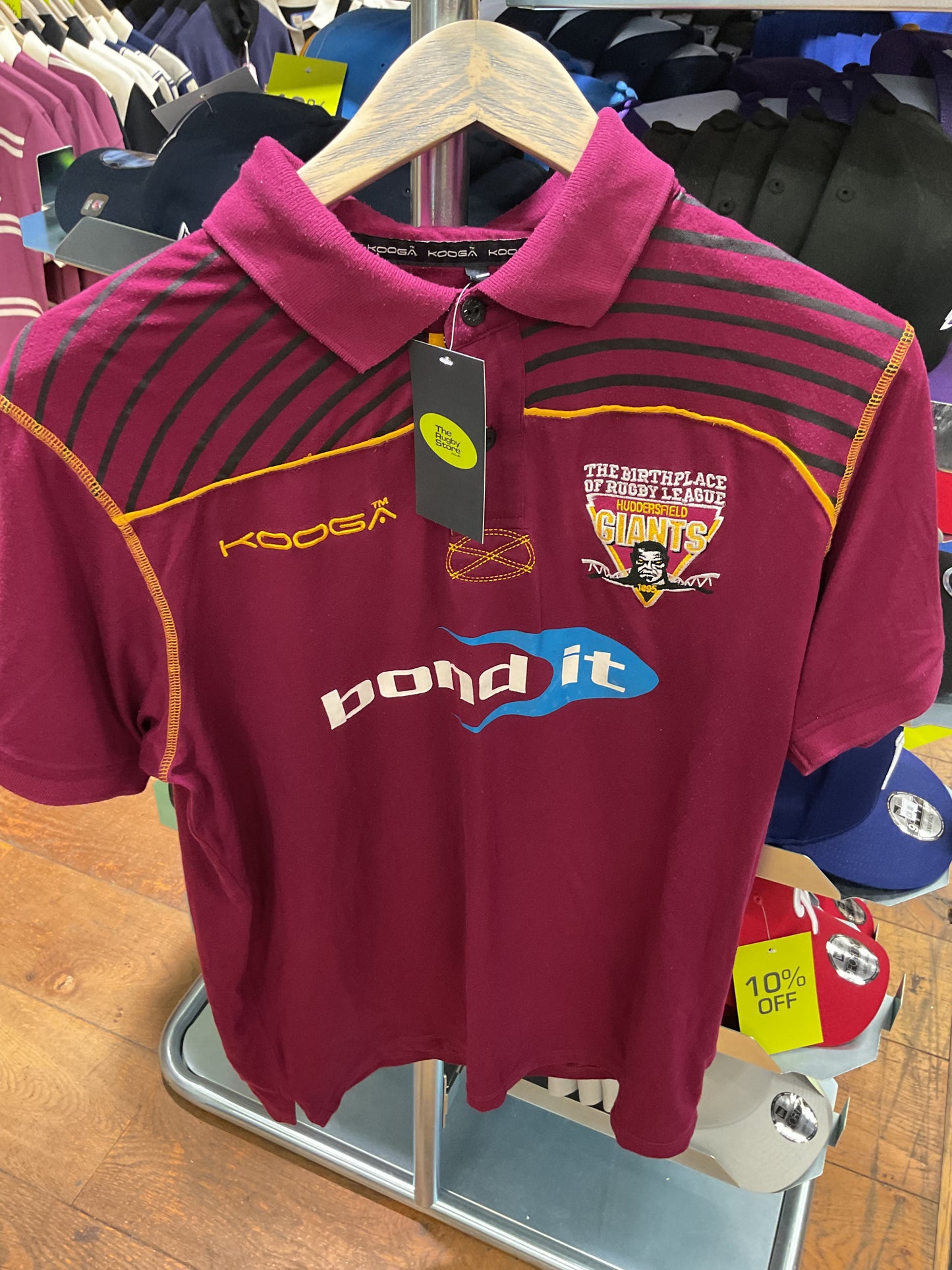 HUDDERSFIELD BURGUNDY POLO