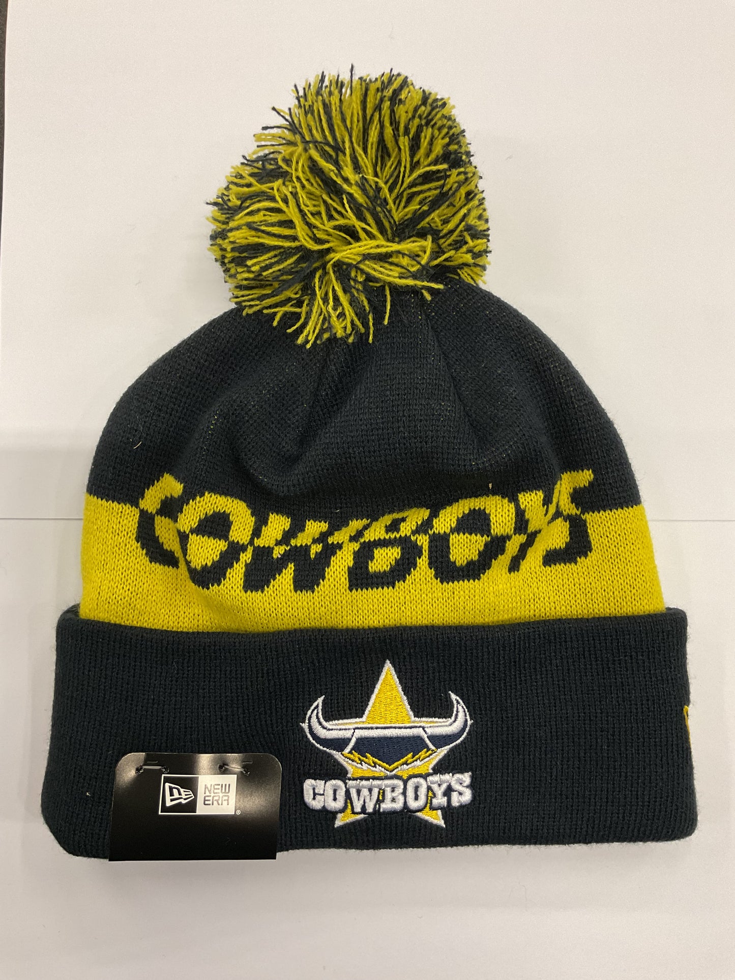 NRL26 SPLIT SCRIPT COWBOYS BEANIE
