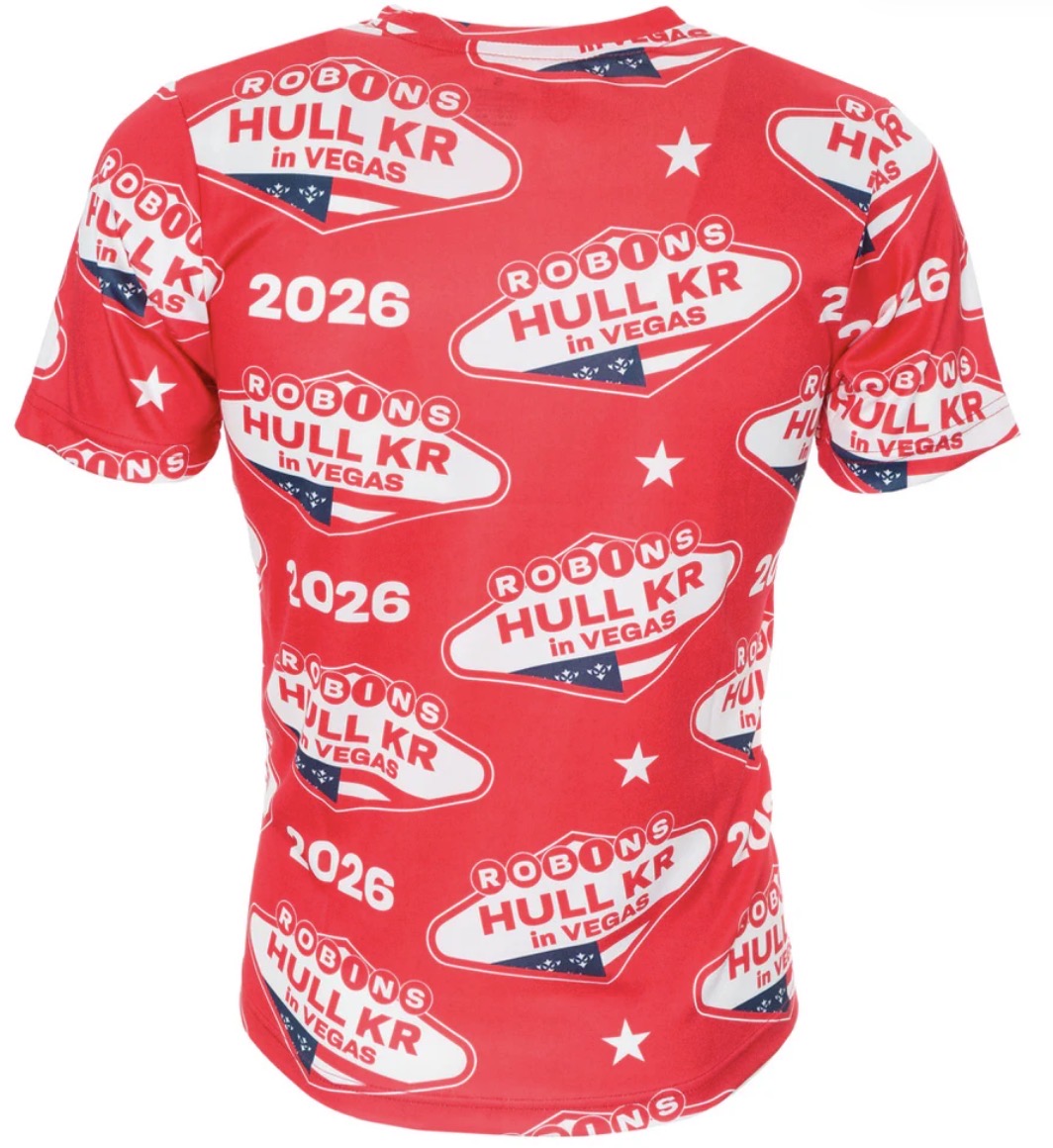 KR VEGAS HAWAIIAN RED TEE