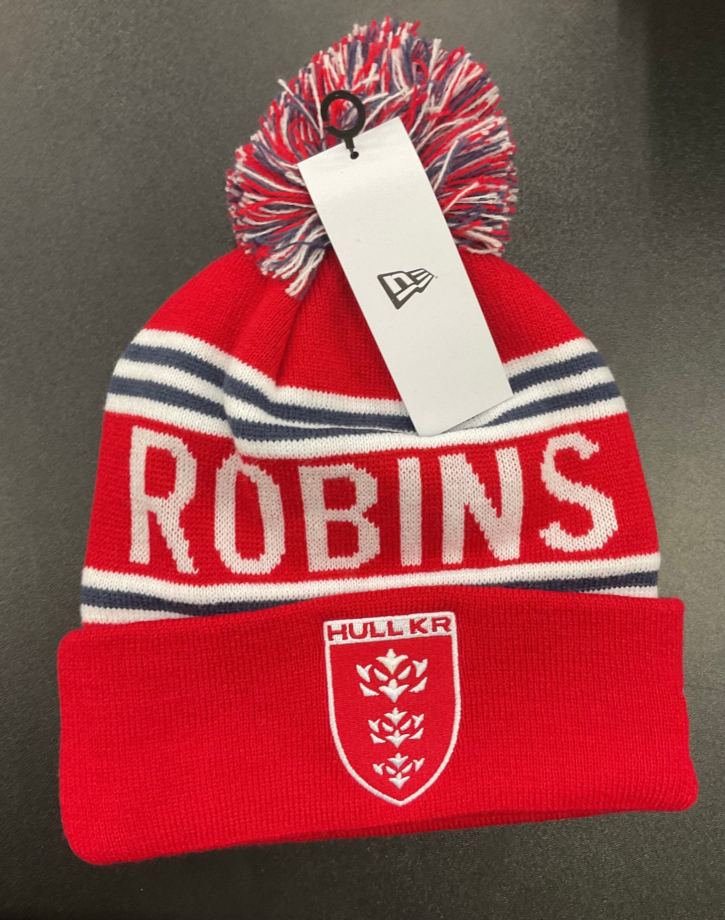 HULL KR NEW ERA ROBIN BOBBLE HAT
