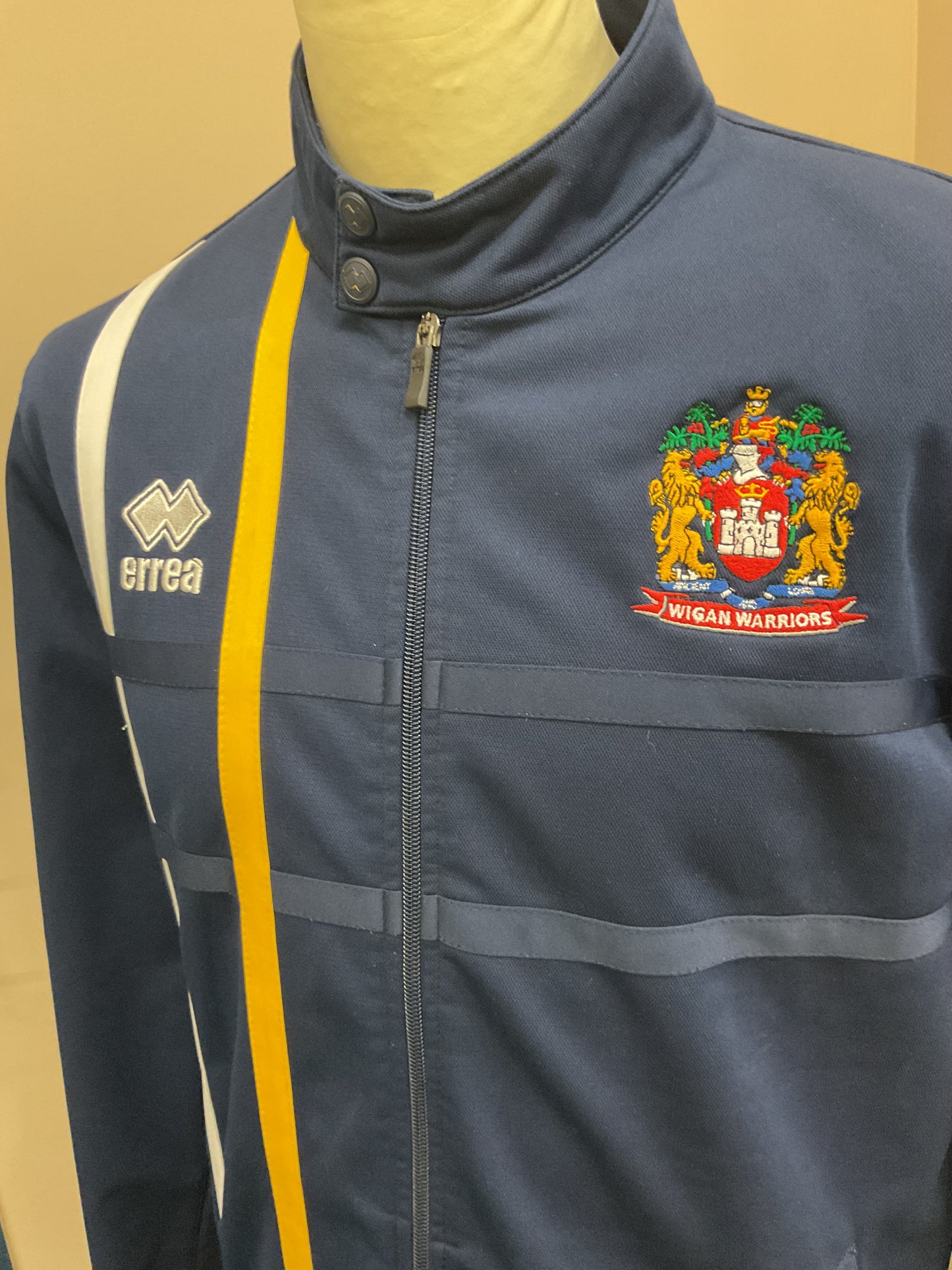 WIGAN WARRIORS NAVY TRACKSUIT TOP