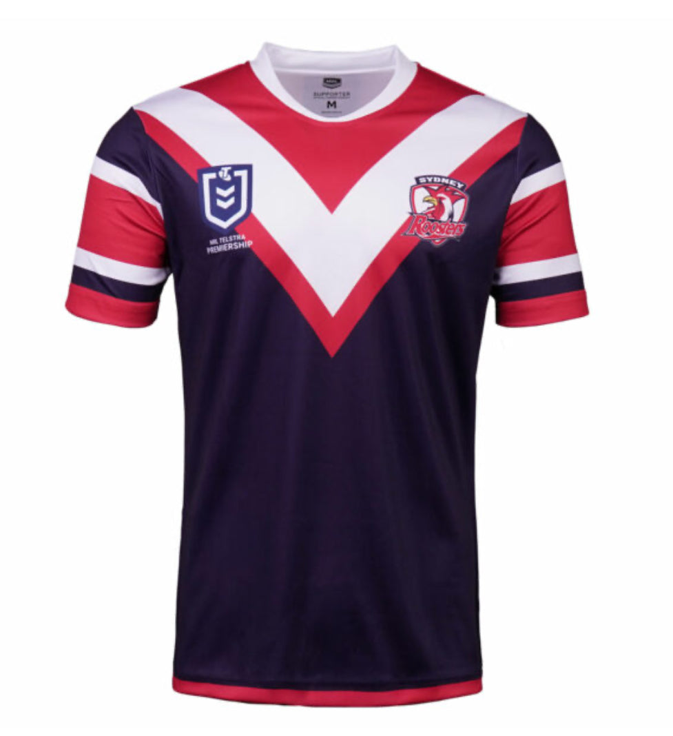 SYDNEY ROOSTERS YOUTH SUPPORTER SHIRT 25