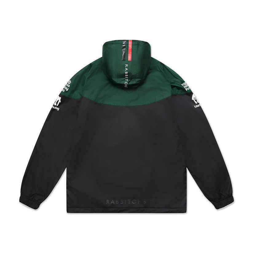 SOUTH SYDNEY RABBITOHS WET WEATHER JACKET BLACK