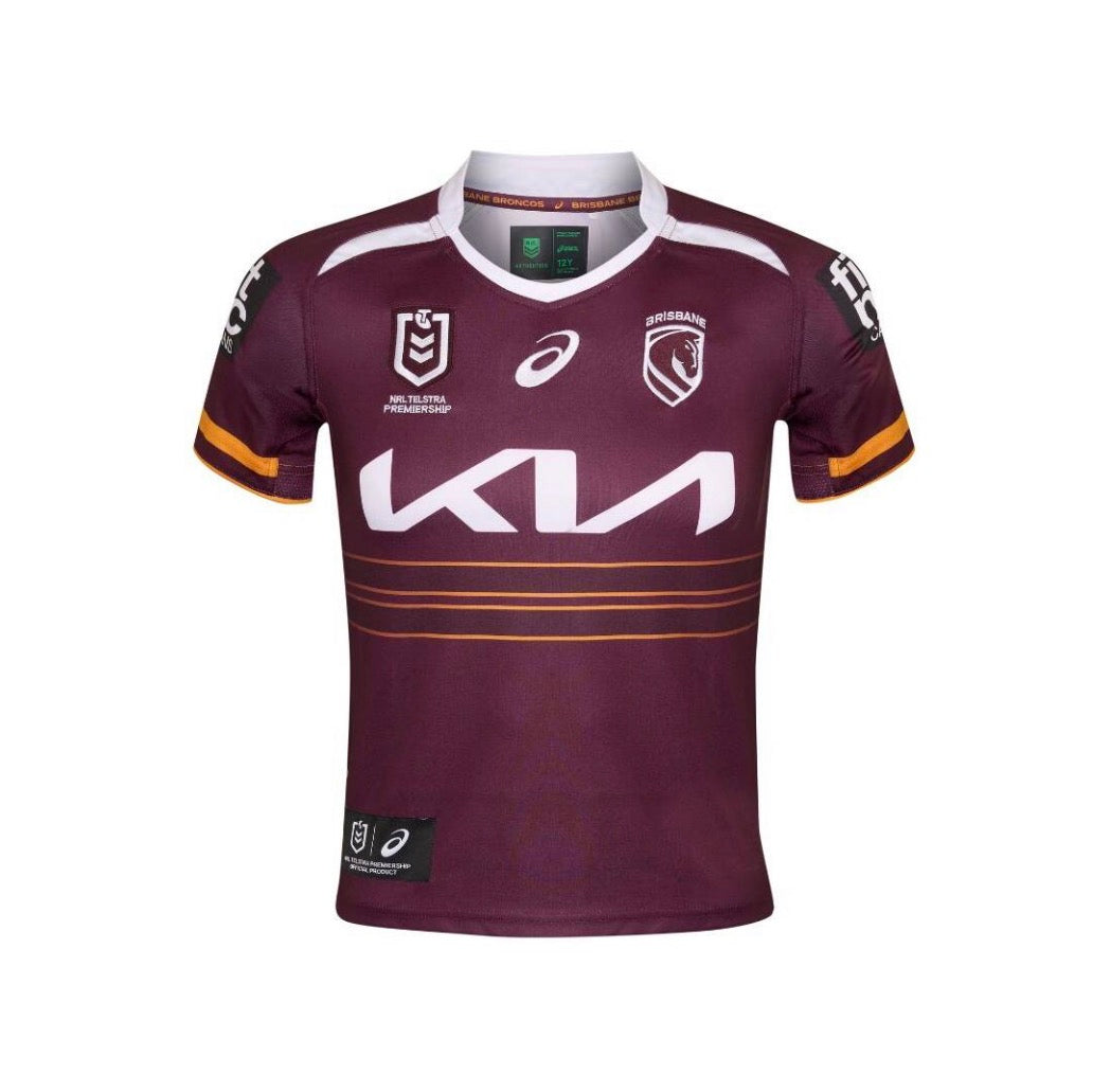 BRISBANE BRONCOS 2026 YOUTH HOME JERSEY