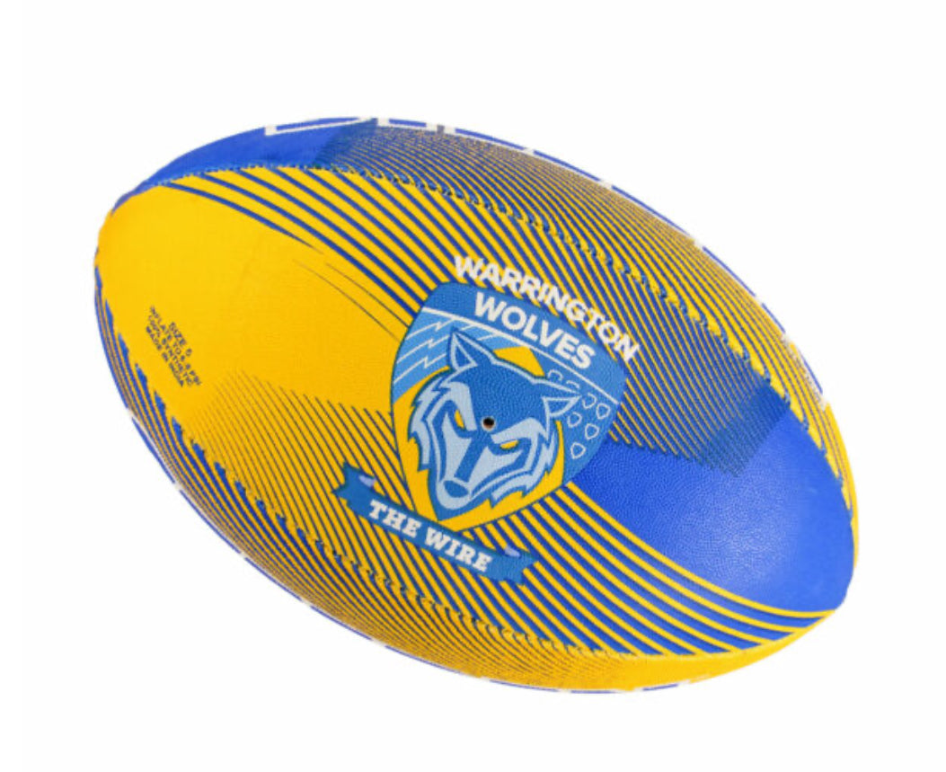 STEEDEN BALL WARRINGTON WOLVES SWIRL SIZE 5