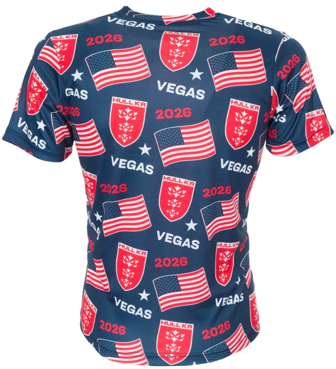 KR VEGAS HAWAIIAN NAVY TEE