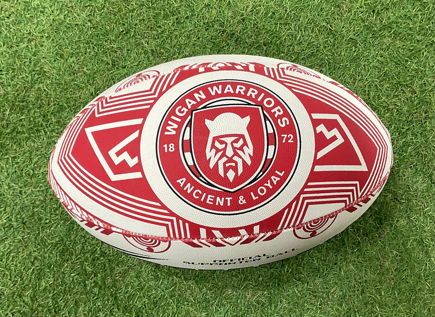 STEEDEN BALL WIGAN WARRIORS TRIBAL SIZE 5