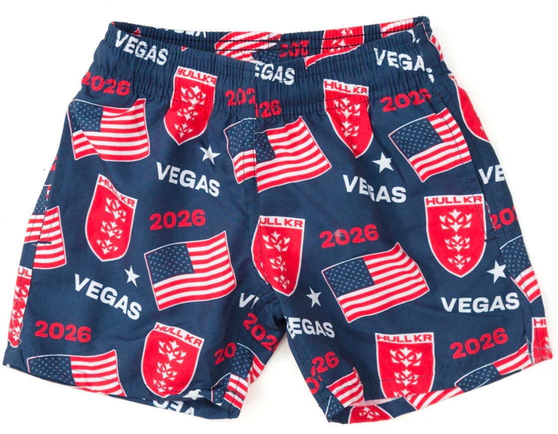 KR VEGAS NAVY SWIM SHORTS