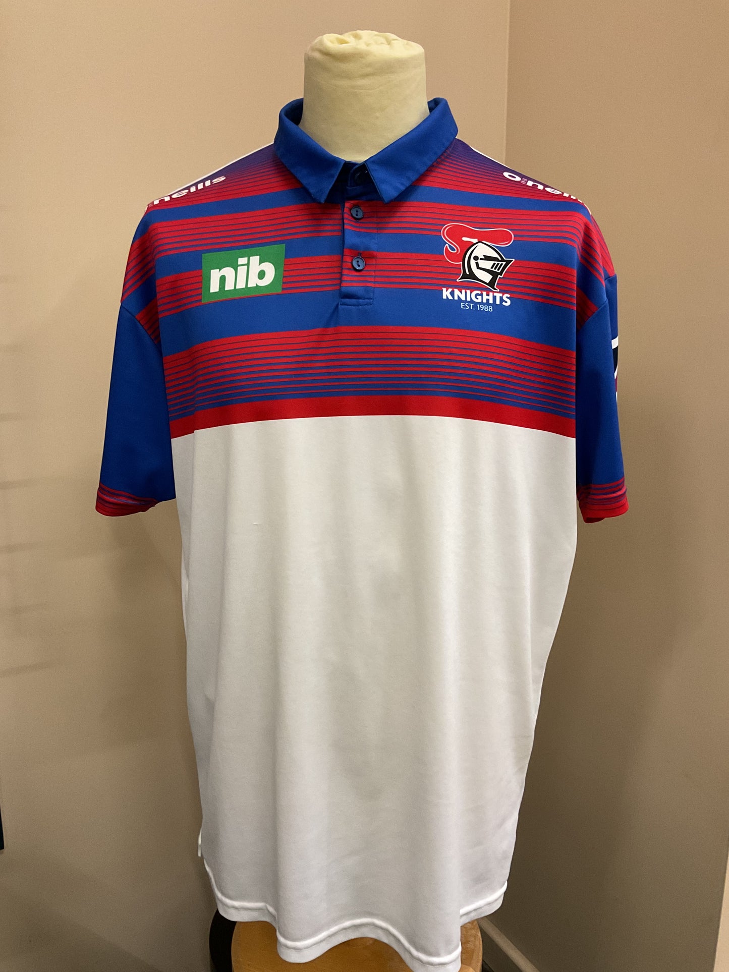 KNIGHTS MEDIA POLO WHITE