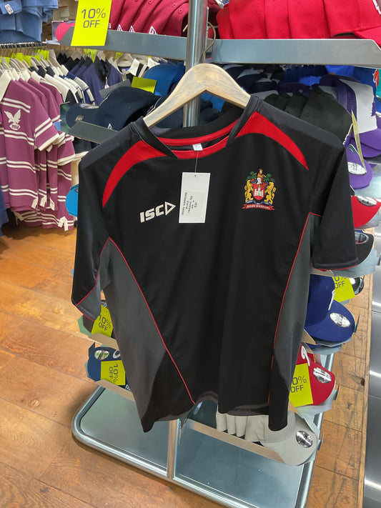 WIGAN WARRIORS GREY AND WHITE TRAINING TEE