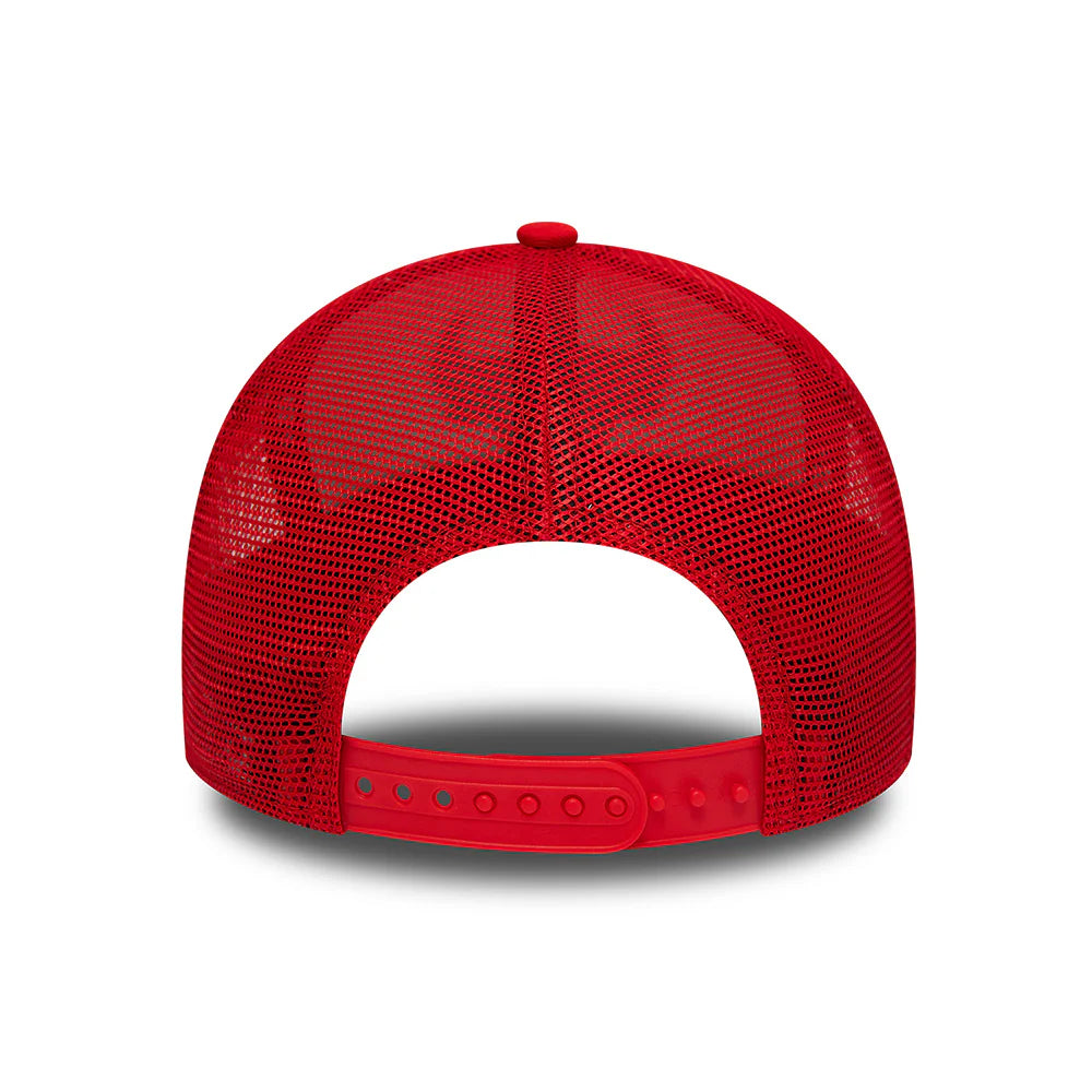 9FORTY NEW ERA RED AND WHITE BULLS CAP