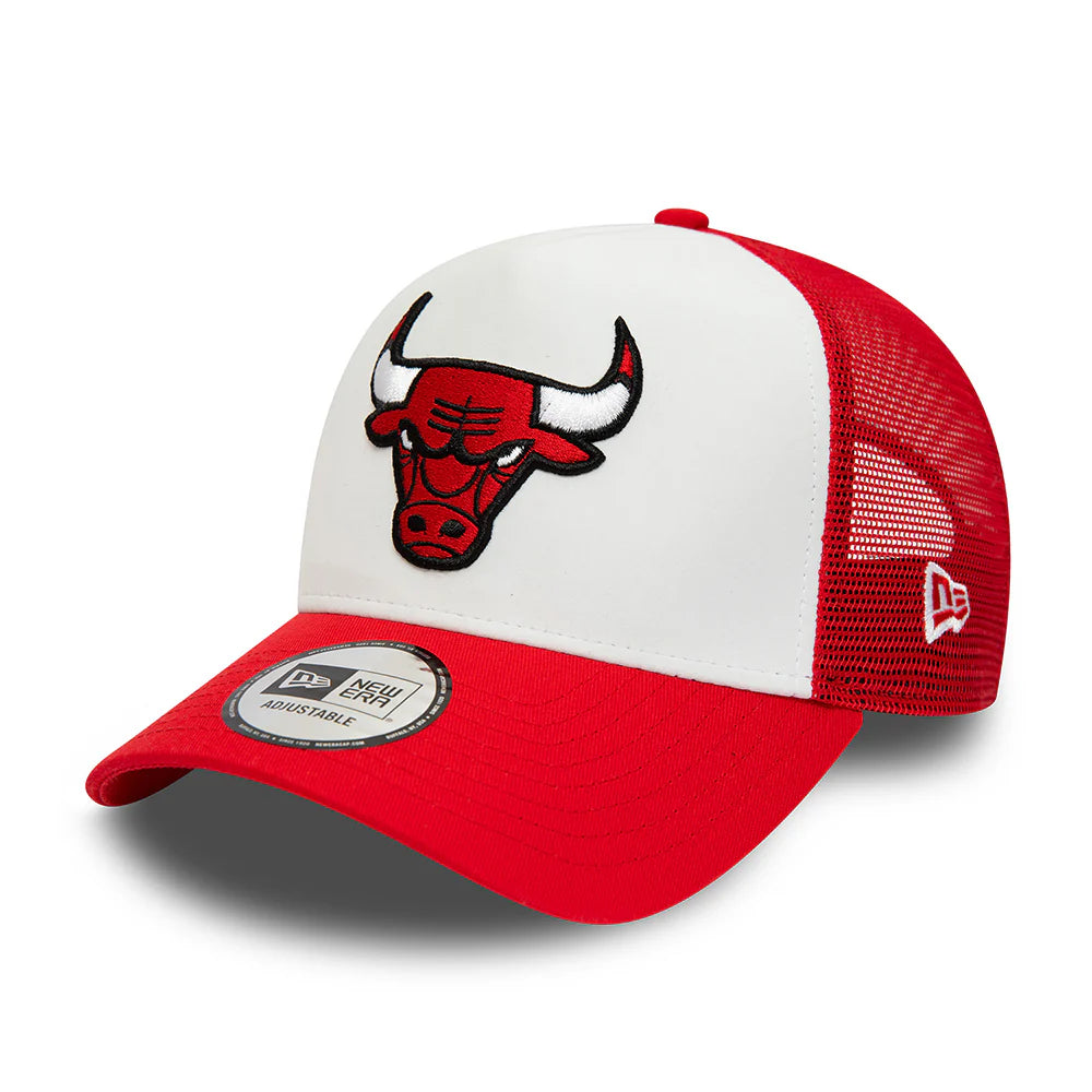 9FORTY NEW ERA RED AND WHITE BULLS CAP