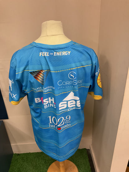 GOLD COAST TITANS BLUE AND YELLOW TEE - (XL)