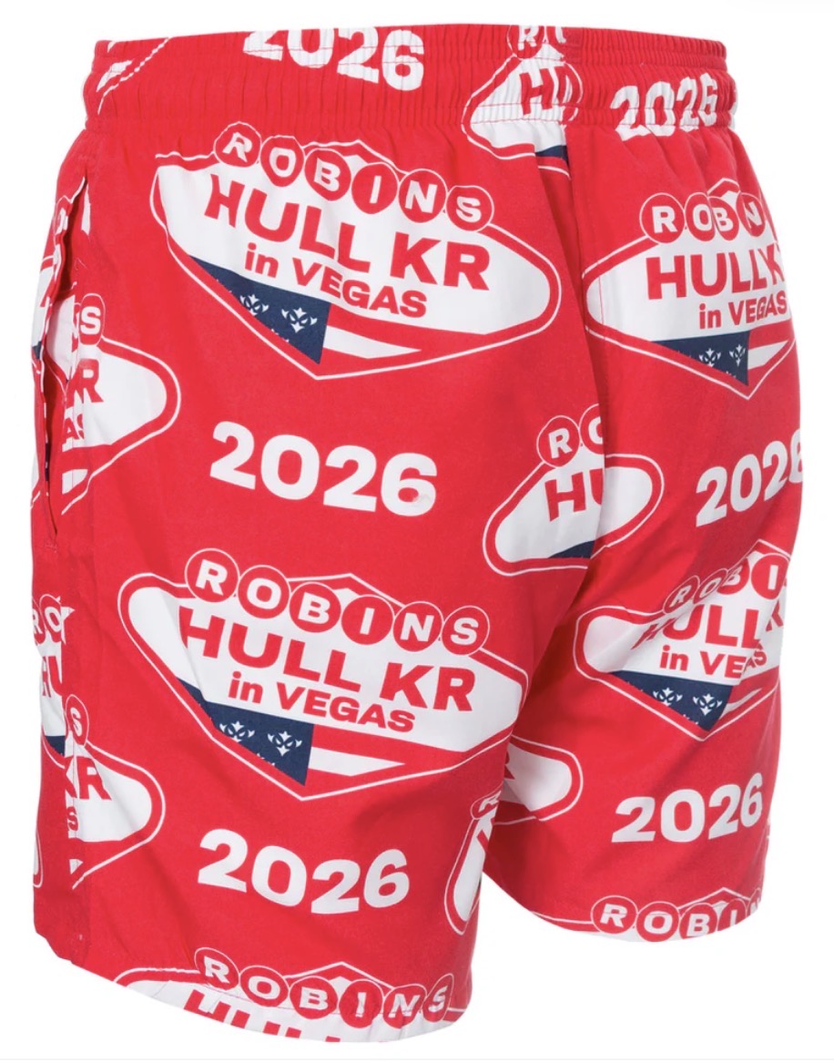 KR VEGAS RED SWIMSHORTS