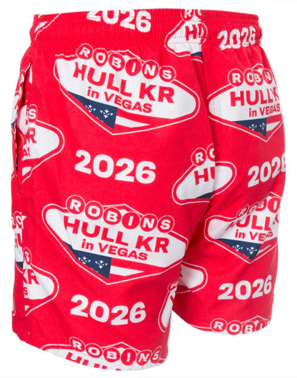 KR VEGAS RED SWIMSHORTS