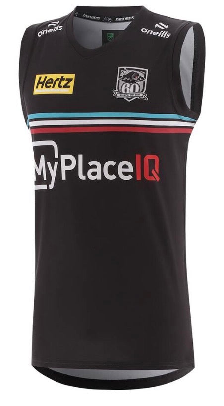 PENRITH PANTHERS 2026 BLACK TRAINING SINGLET
