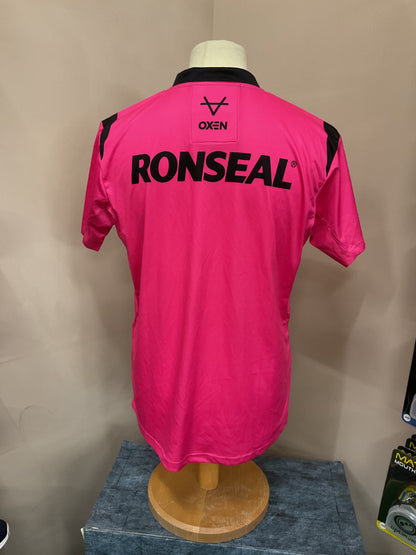 PINK REFEREE SHIRT - SIZE - M