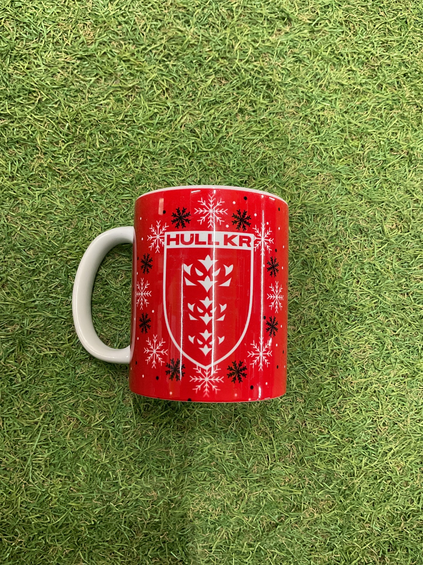 HULL KR RED CHRISTMAS MUG