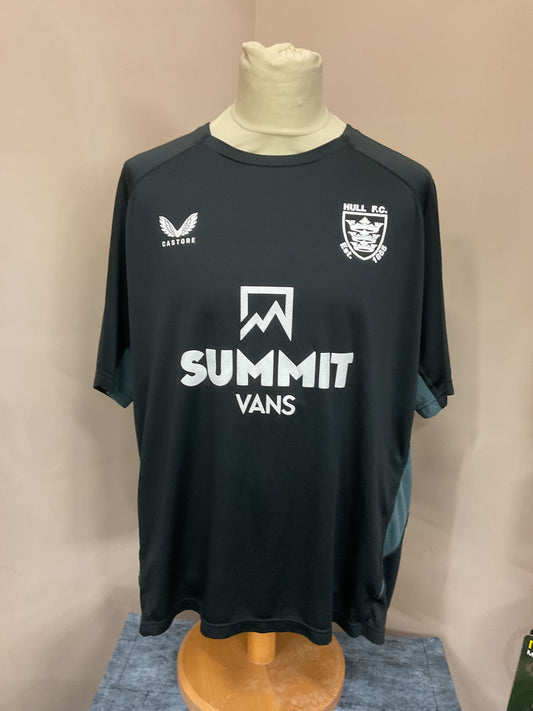 HULL FC BLACK TRAINING TEE - SIZE - 3XL