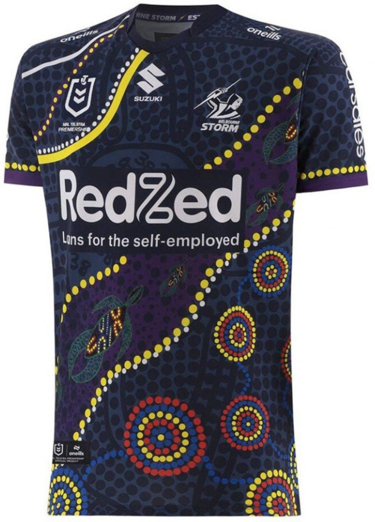 MELBOURNE STORM INDIGENOUS REPLICA JERSEY