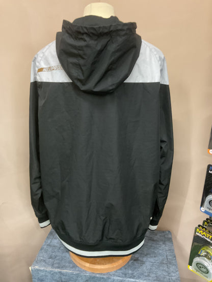 HULL FC BLACK AND WHITE RAIN JACKET - SIZE - 3XL