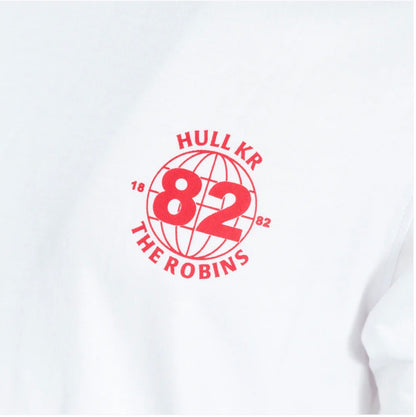 WHITE ROBINS PRINT TEE