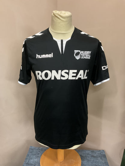 BLACK REFEREE SHIRT - SIZE - S