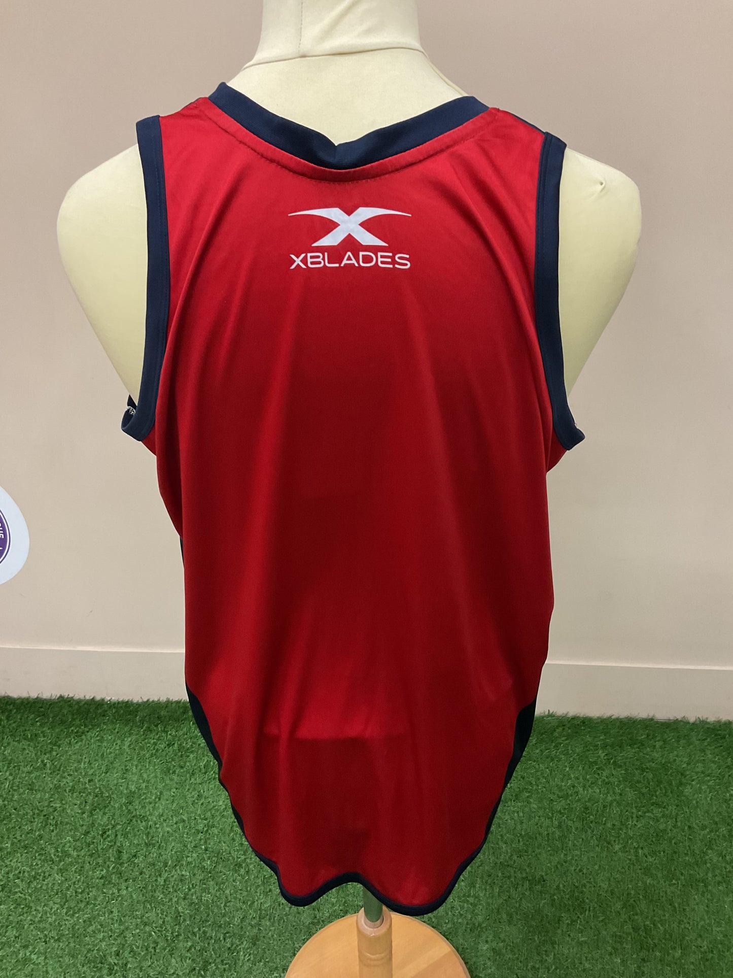 HULL KR RED, WHITE & NAVY VEST