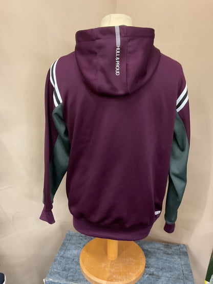 HULL FC BURGUNDY QUARTER ZIP - SIZE - S