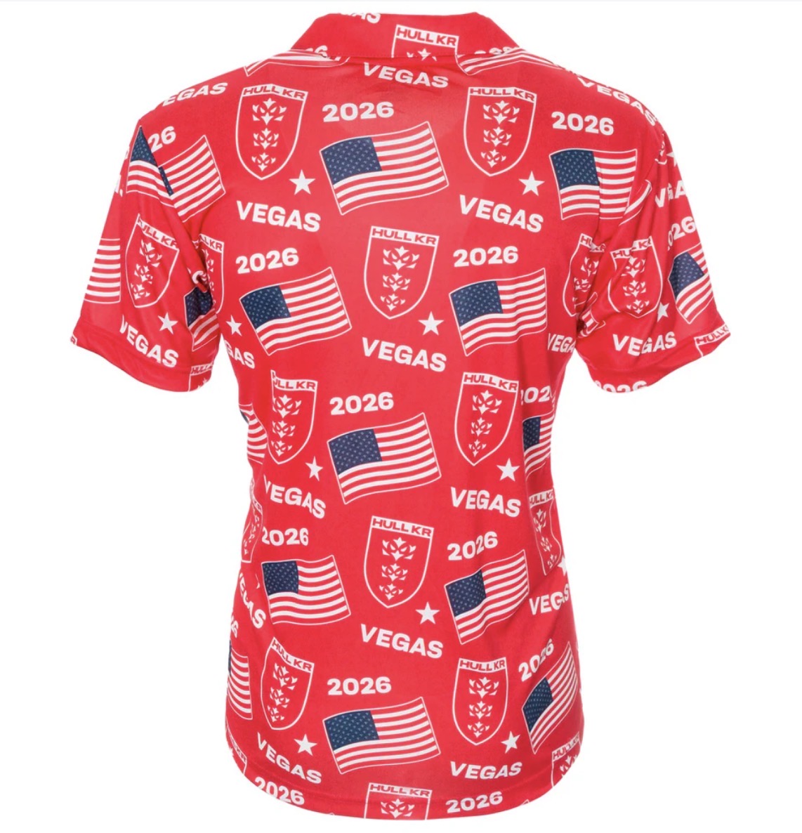 KR LAS VEGAS HAWAIIAN RED SHIRT