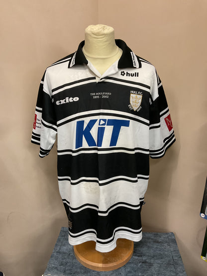 HULL FC 2002 HOME SHIRT - SIZE - XL