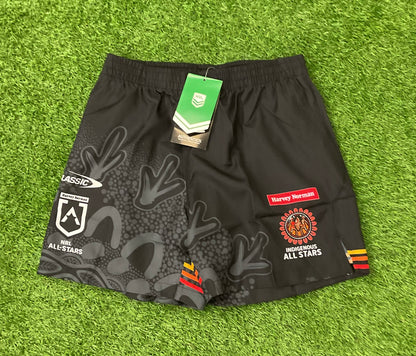 INDIGENOUS ALL STARS SHORTS BLACK