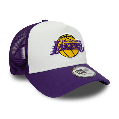 LOS ANGELES LAKERS NEW ERA TRUCKER CAP