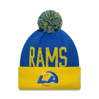 LA RAMS GAME BOBBLE HAT