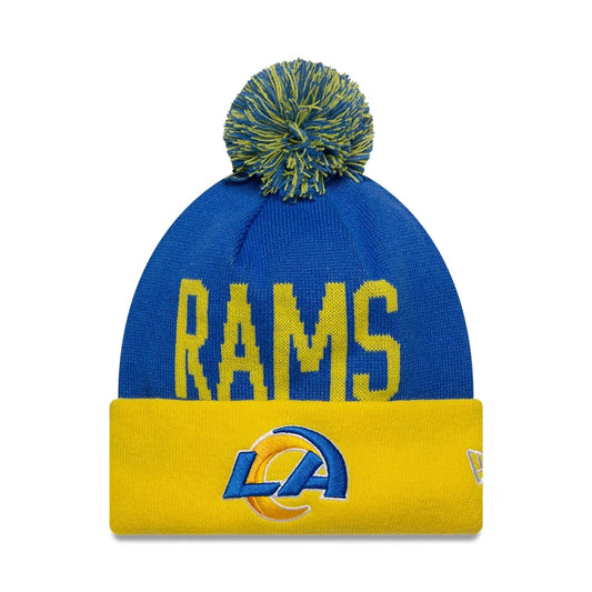 LA RAMS GAME BOBBLE HAT