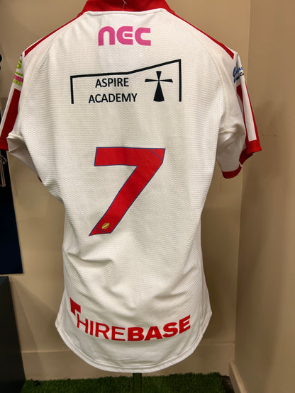 HULL KR 2020 ACADEMY MATCH WORN SHIRT #7
