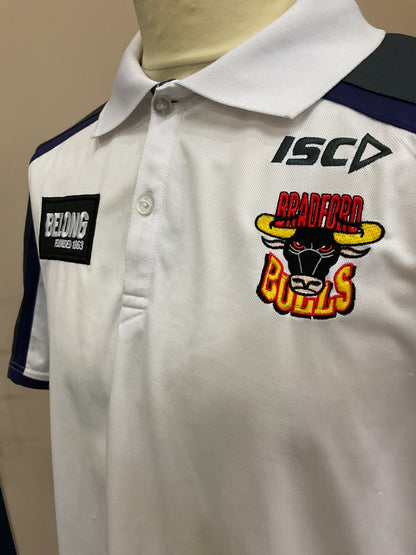 BRADFORD BULLS WHITE POLO SIZE - XL