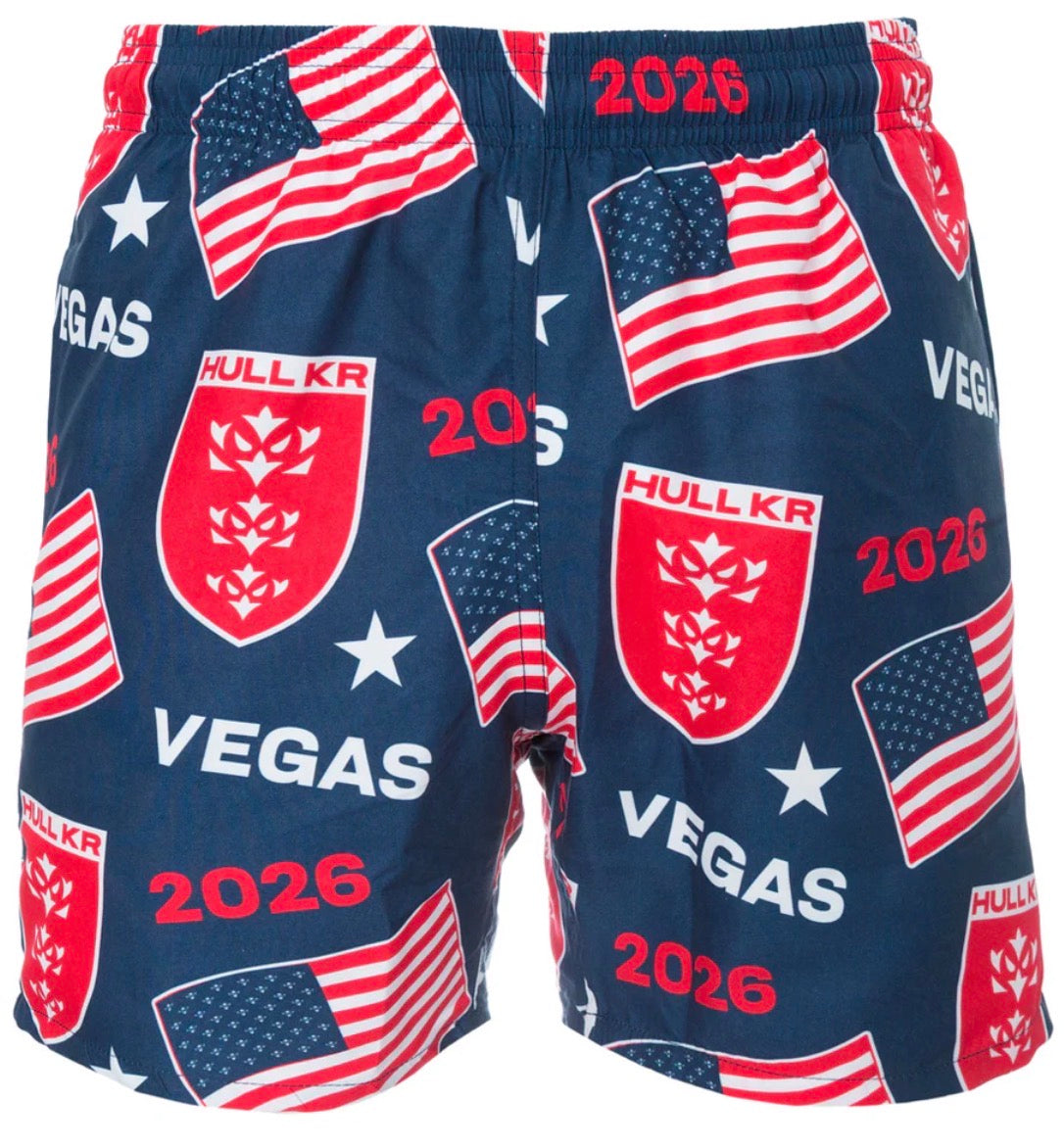 KR VEGAS NAVY SWIM SHORTS