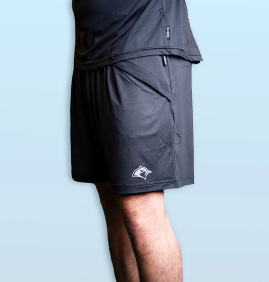 RBN. WORKOUT SHORTS GUN METAL