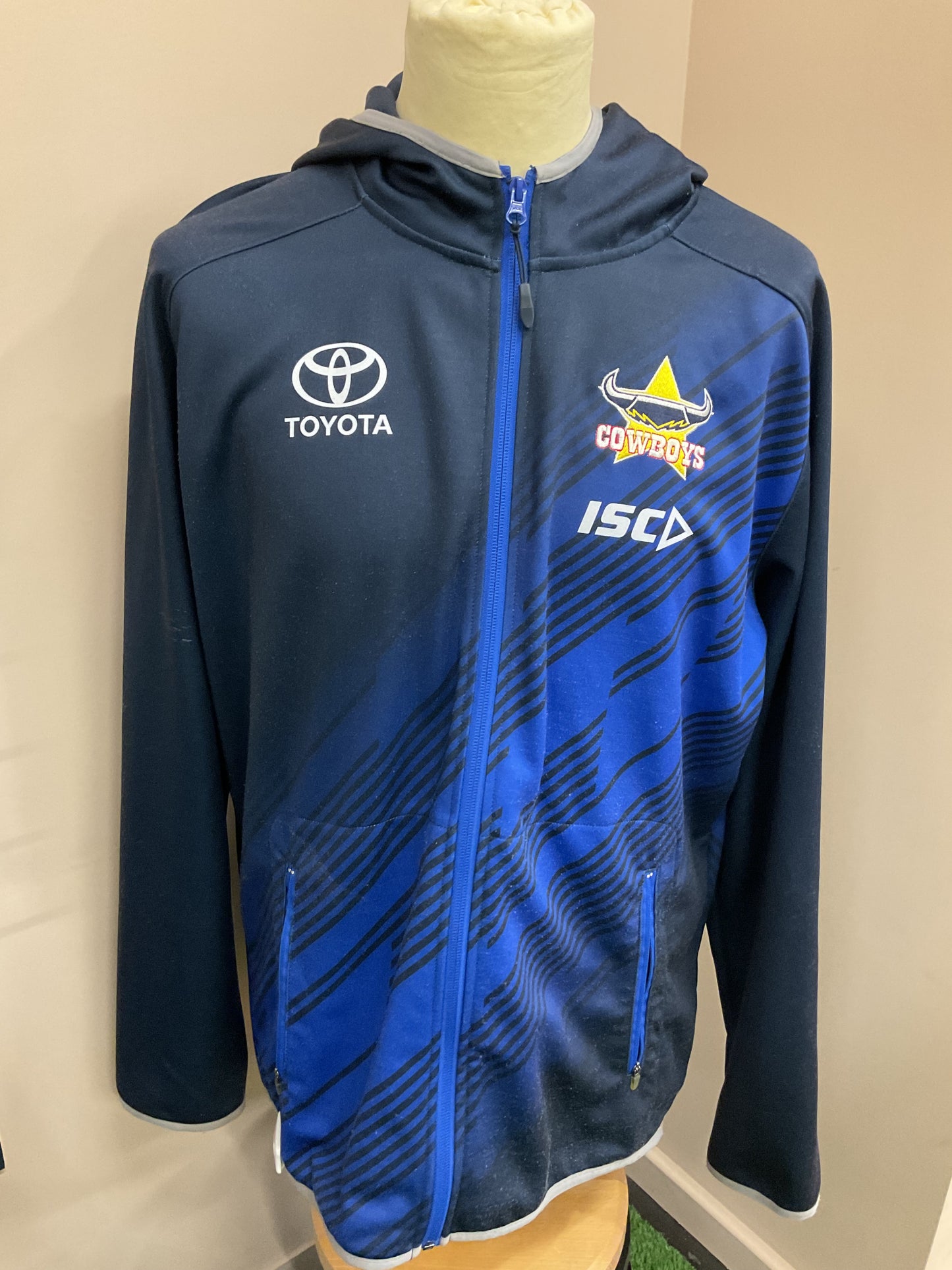 NQ COWBOYS FULL ZIP JACKET NAVY AND BLUE