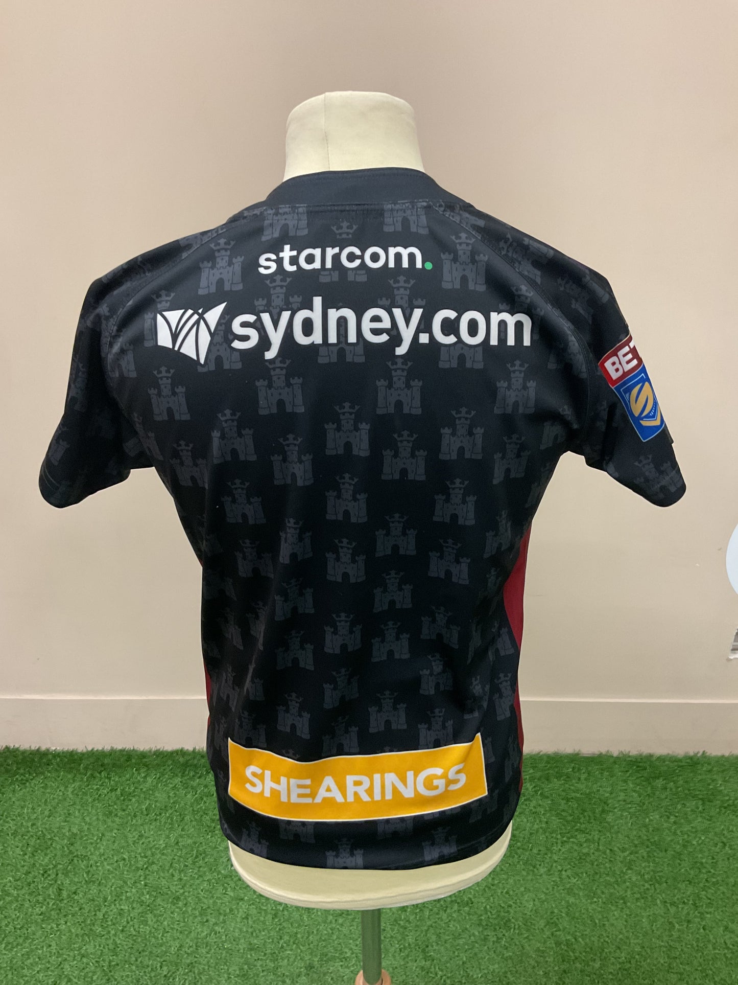WIGAN WARRIORS 2018 AWAY SHIRT SIZE - S