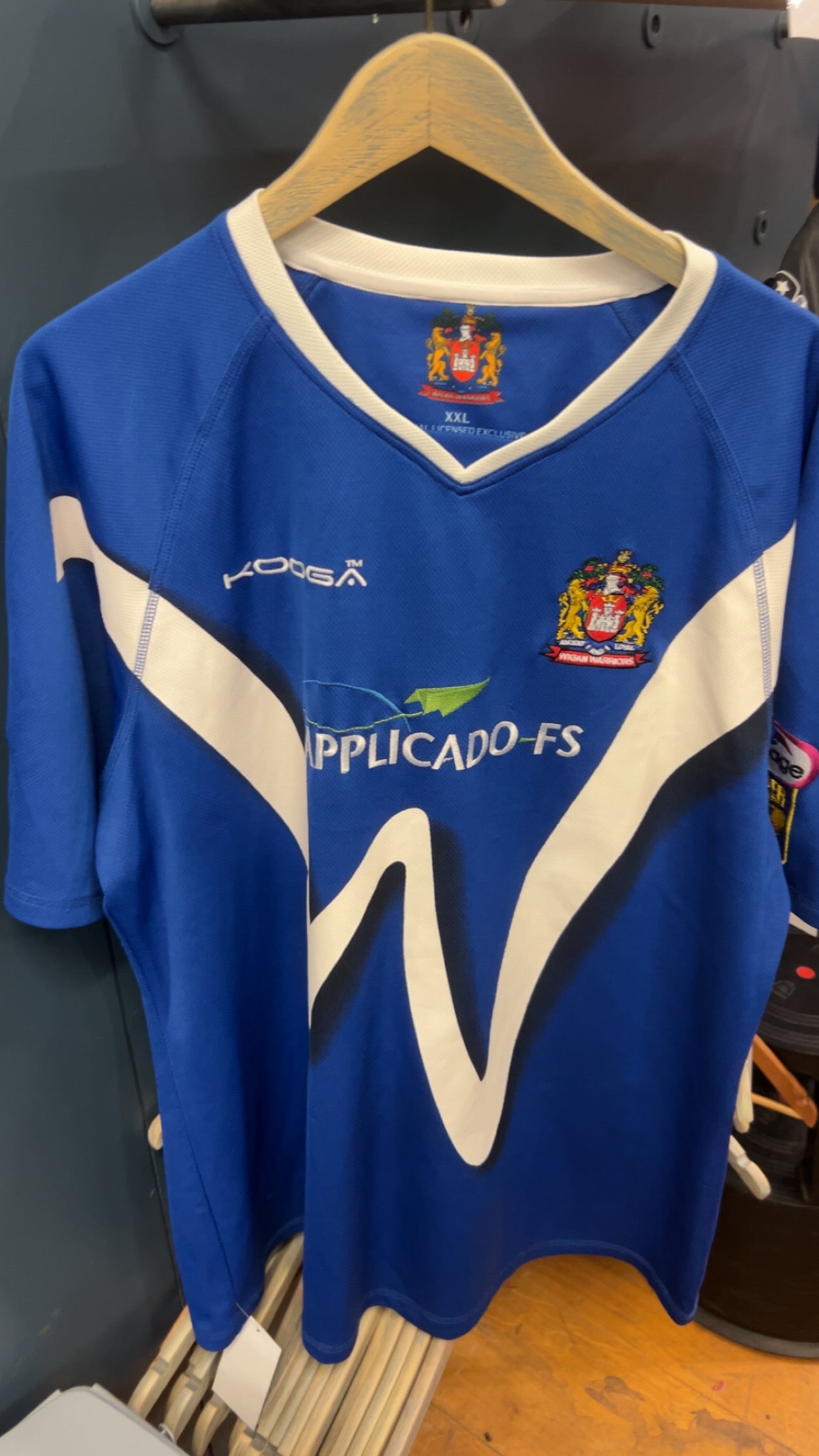 RETRO WIGAN WARRIORS 2011 AWAY SHIRT