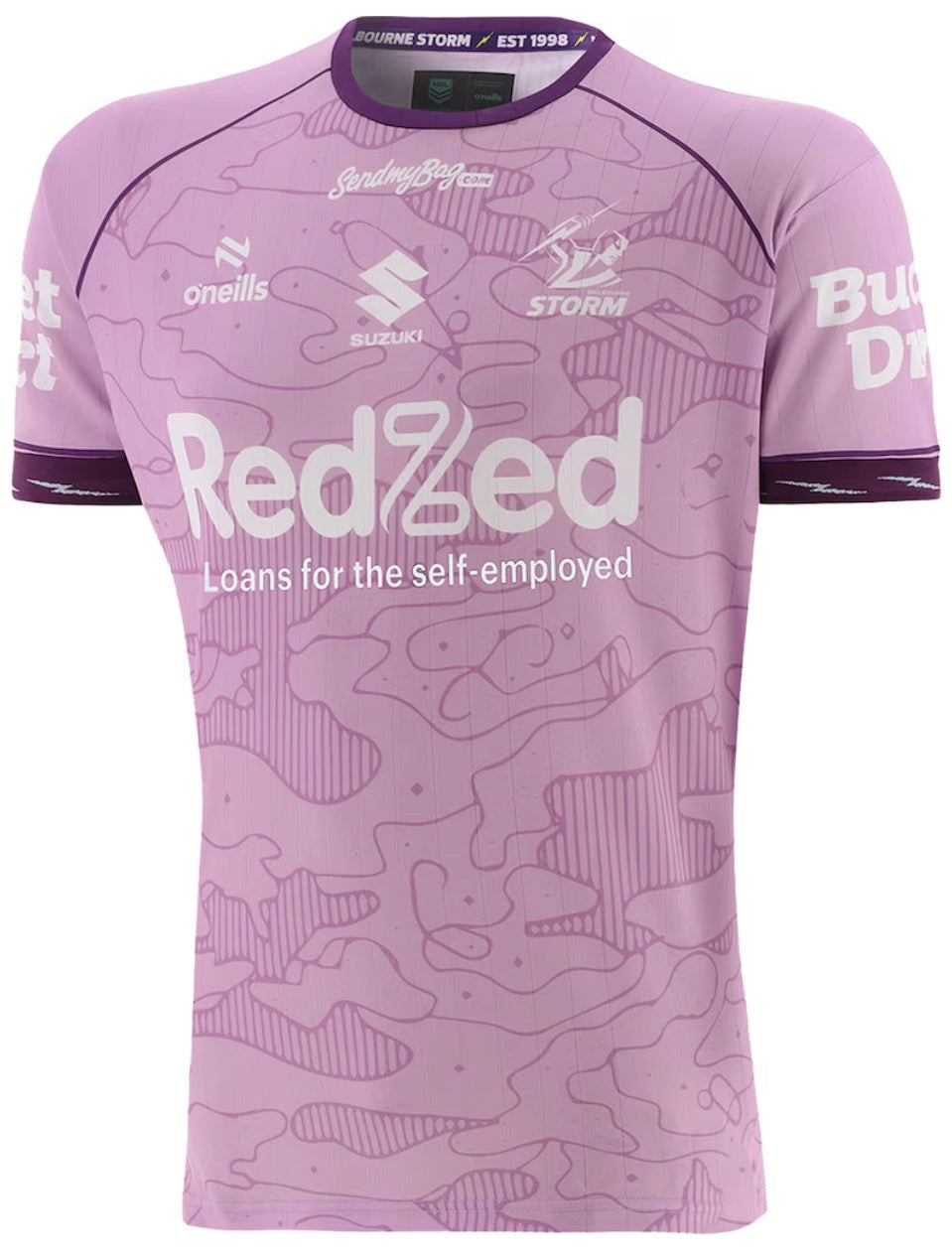 MELBOURNE STORM 2026 TRAINING TEE LILAC