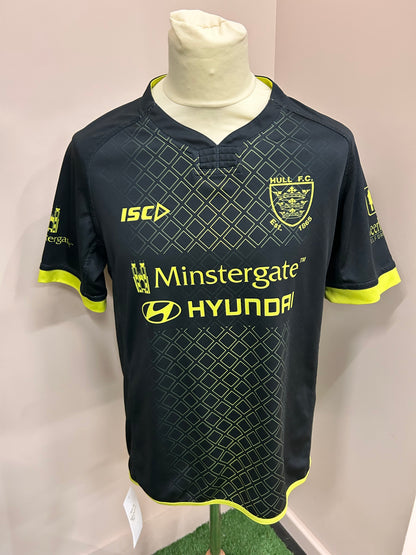 HULL FC BLACK AND YELLOW TRAINING TEE