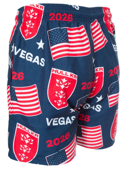 KR VEGAS NAVY SWIM SHORTS