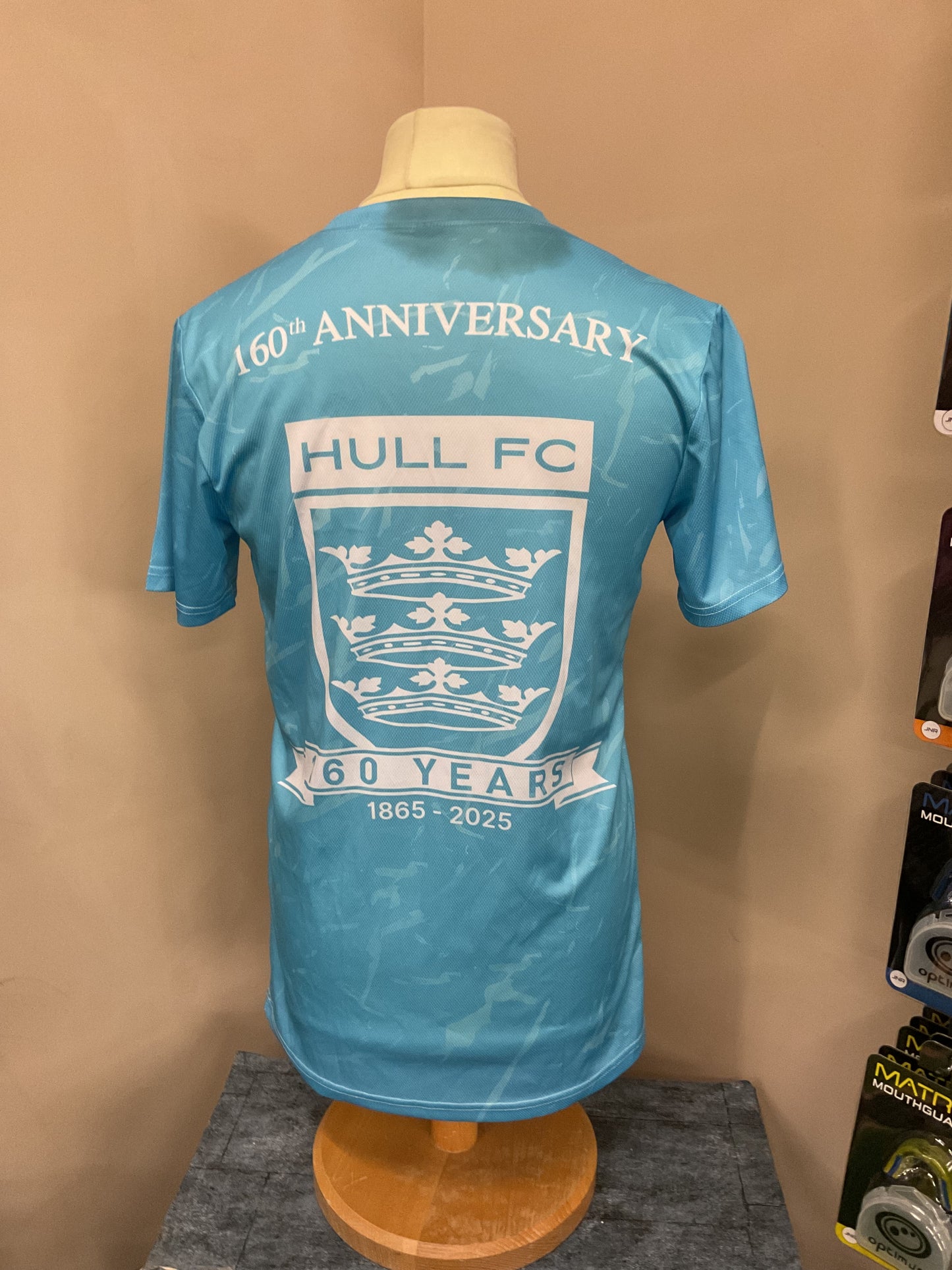 HULL FC 160th ANNIVERSARY TEE (BLUE) - SIZE - S