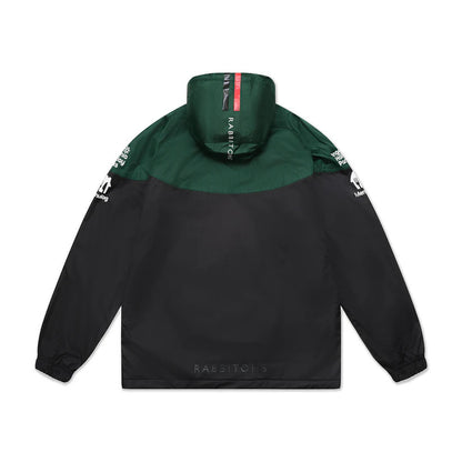SOUTH SYDNEY RABBITOHS WET WEATHER JACKET BLACK