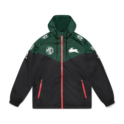SOUTH SYDNEY RABBITOHS WET WEATHER JACKET BLACK